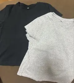 UNIQLO ミニT 黒グレー2枚セットのサムネイル