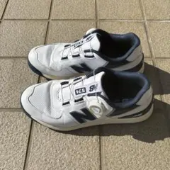 NEW BALANCE 574 ゴルフシューズ ホワイト／ネイビー
