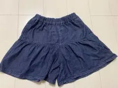 GU デニムハーフパンツ 150