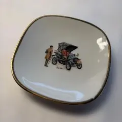 【フランス製】リモージュ磁器 ヴィンテージ ミニトレイ / 豆皿