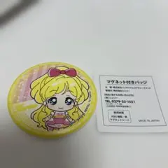 アイカツ!×アニON マグバッジ　神城カレン アイカツ！ アニONカフェ マグネット付きバッジ 神城カレン - メルカリ