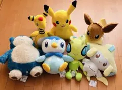 【新品/タグ付き/圧縮なし】ポケットモンスター めちゃもふぐっとぬいぐるみまとめ