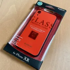 iPhone XR 背面ガラスシェルケース「SHELL GLASS」 コーラル