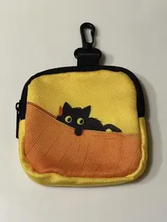 黒猫イラスト コインケース ミニポーチ