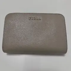 美品✨FURLA フルラ　二つ折り財布　グレージュ