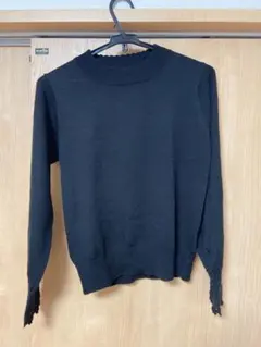 earth music&ecology 黒 薄手ニット