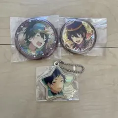 あんさんぶるスターズ 影片みか 伏見弓弦 缶バッジ キーホルダー