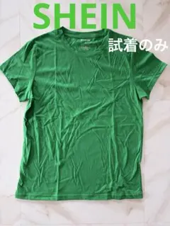 SHEIN Tシャツ　M レディース　グリーン　試着のみ