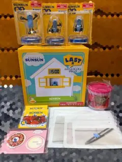 パペットスンスンHappyくじラスト賞クロック フィギュアその他合計10点セットのサムネイル