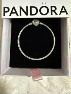 Pandora ハートモチーフブレスレット