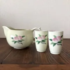 だいどこツチキリ 桃絵 茶海 聞香杯 茶道具 中国茶