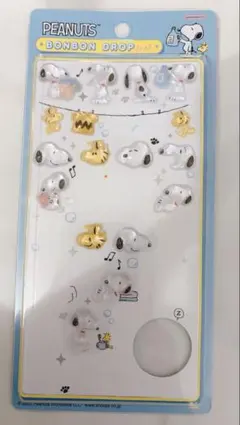 おすそ分け　SNOOPY ボンボンドロップシール　スヌーピー　ランドリー