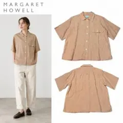 MARGARET HOWELL 23SS リネン半袖シャツⅠのサムネイル