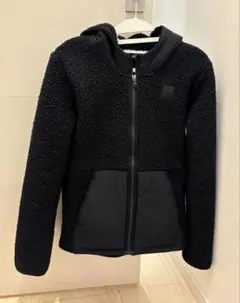 アンダーアーマー　フリース フード付きジャケット 黒　160