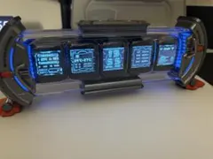 Divoom Times Gate 5Way デジタル時計 チタンシルバー 美品