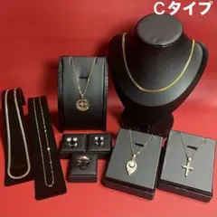 ネックレス　まとめ売り　セット　ピアス　アクセサリー　ゴールド　リング　Cホ