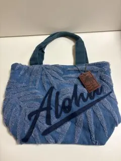 【カヒコ】ミニトートバッグ アロハ ブルーのサムネイル