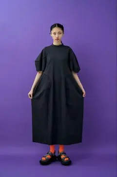 ENFOLD SOLID DRESS バルーンスリーブワンピース ENFOLD SOLID DRESS バルーンスリーブワンピース - メルカリ