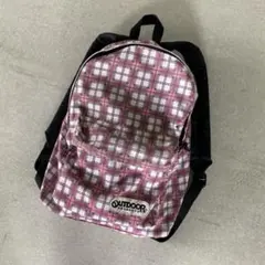 outdoor 赤白 デジタルチェック リュック 90s 00s 希少デザイン - メルカリ