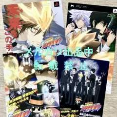 REBORN 小型チラシ 沢田綱吉 獄寺隼人 雲雀恭弥 六道骸 XANXUS
