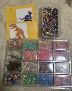 アイロンビーズセット 多色 図案付き