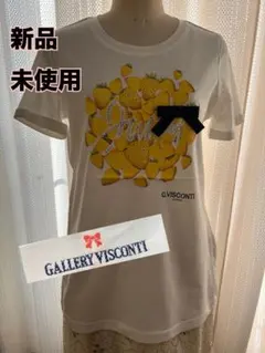 新品未使用　ギャラリービスコンティ　Tシャツ ホワイト　サイズ2 いちごのサムネイル