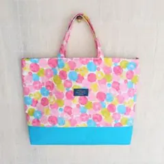 レッスンバッグ 大きめ (お道具箱も入る♪)ハンドメイド