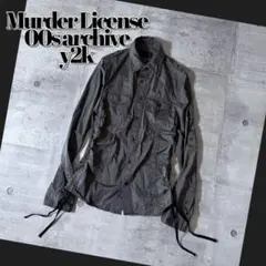 2000's MURDER LICENSE shirt shirring y2kのサムネイル