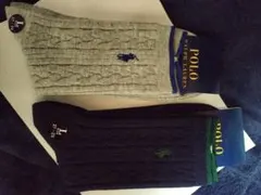 ポロラルフローレン POLO ソックス 2足セット 27-29cm　Lサイズ