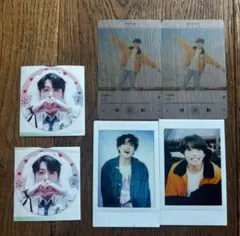 BTS K-POP ジョングク　ステッカー　フォトカード チェキ　グク　アミボム