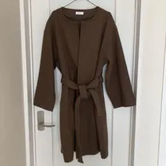 ⭐︎LLサイズ⭐︎ チョコレートブラウン　コート　茶色　アウター　ブラウンのサムネイル