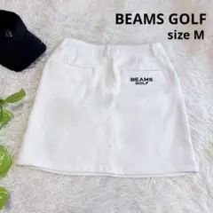 【ビームスゴルフ】美品 スカート ホワイト Mサイズ レディース シンプルのサムネイル