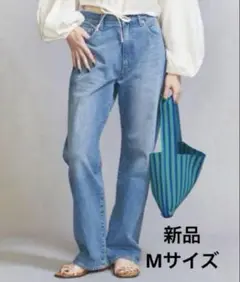 [新品]　BEAUTY&YOUTH 5ポケットストレートデニムパンツ　M