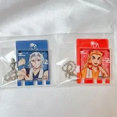 ♡ 鬼滅の刃 煉獄杏寿郎 宇髄天元 極楽湯 銭湯錠風アクリルキーホルダー