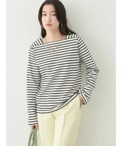 earth music&ecology ボーダープルオーバー