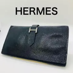 HERMES エルメス ベアン スフレ 長財布 三つ折り財布 男 女 A588 