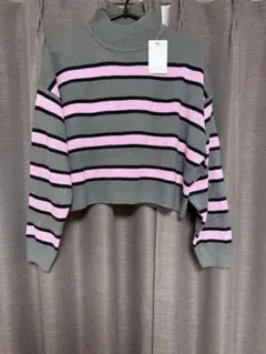 H&M 新品タグ付き　ボーダーニット　Sサイズ