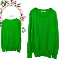 【デッサン】Dessus♡長袖セーター【2】М♡グリーン♡カジュアルオフィス通勤のサムネイル