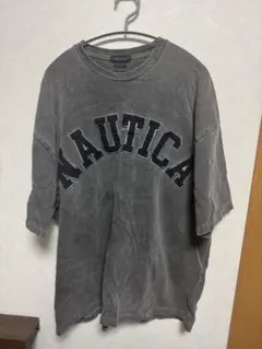 NAUTICA グレー Tシャツ ビッグシルエット