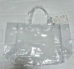 ダイソー DAISO クリアバッグ 内ポケット付き ビニールバッグ