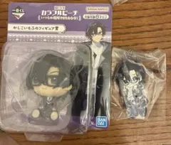 一番くじ　カラフルピーチ　もふ　フィギュア　ラバーチャーム　2点セット