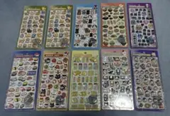 ボンボンドロップシール 和柄 10枚セット 正規品　9種類