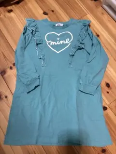 pairmanon 長袖ワンピース ブルー 120cm