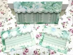 【同梱230円】ハンドメイド簡易ケース3個セット