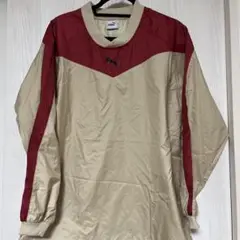 PUMA ピステ・ウィンドブレーカー ベージュ/赤　サイズ：S〜M