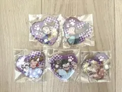 忍たま乱太郎　ナンジャ4弾ハート缶バッジ　四年生セット