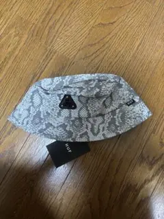 HUF ヘビ柄 バケットハット グレー