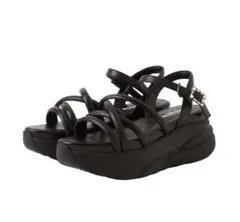 ＋diana 2025年新作　STRING SANDALS ブラック