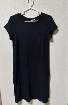 GAP ブラック 半袖ワンピース XS