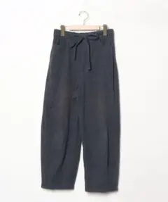 ニコアンド、コーデュロイパンツ、ブラック、M